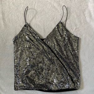 Sparkly Black top size small